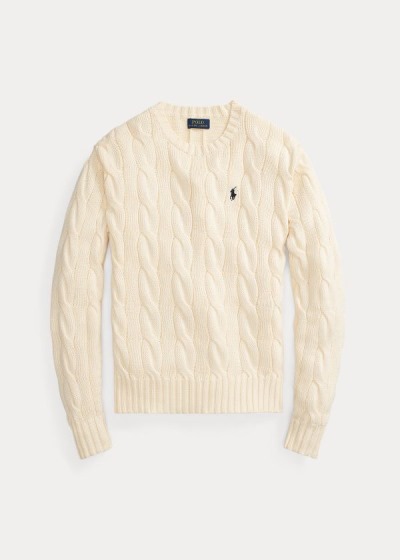 Suéter Polo Ralph Lauren Vented-Hem Cable-Knit Mulher 98753-OBUV